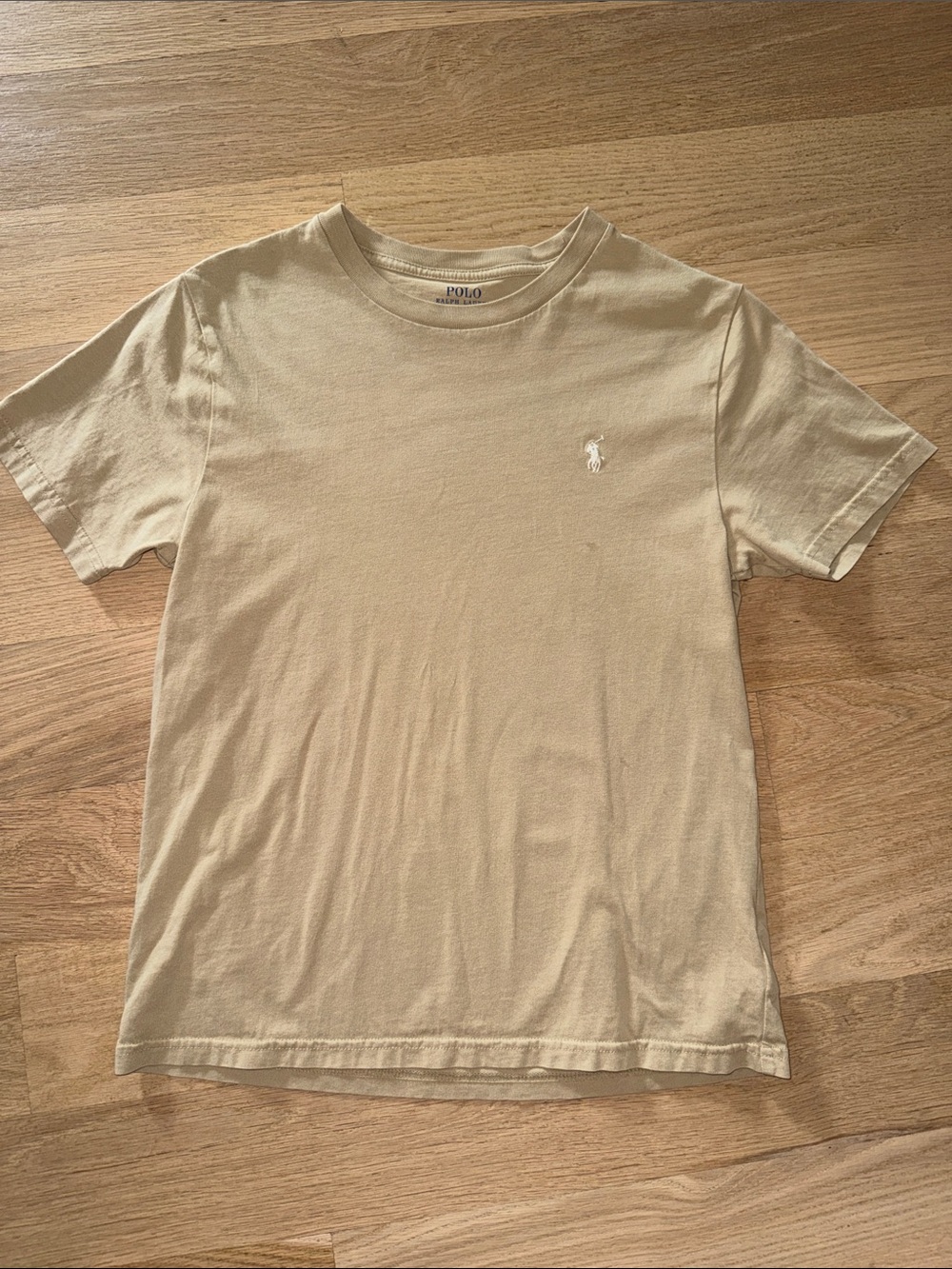 Polo by Ralph Lauren Sand Short Sleeve Crewneck Tee Boys YM 10-12